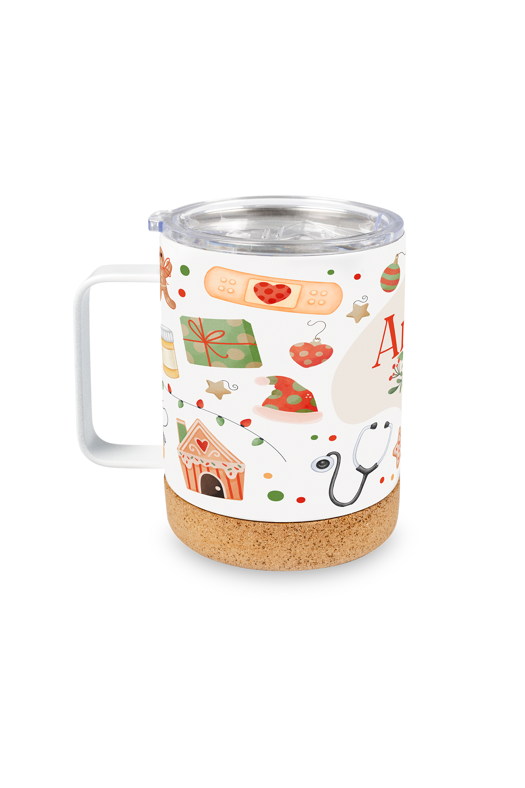 Taza térmica con tapa Navidad-zoom-3