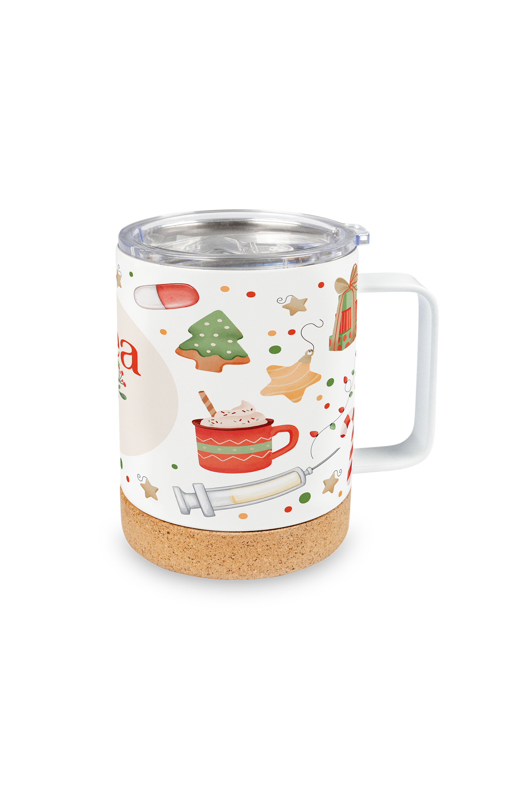 Taza térmica con tapa Navidad-zoom-5