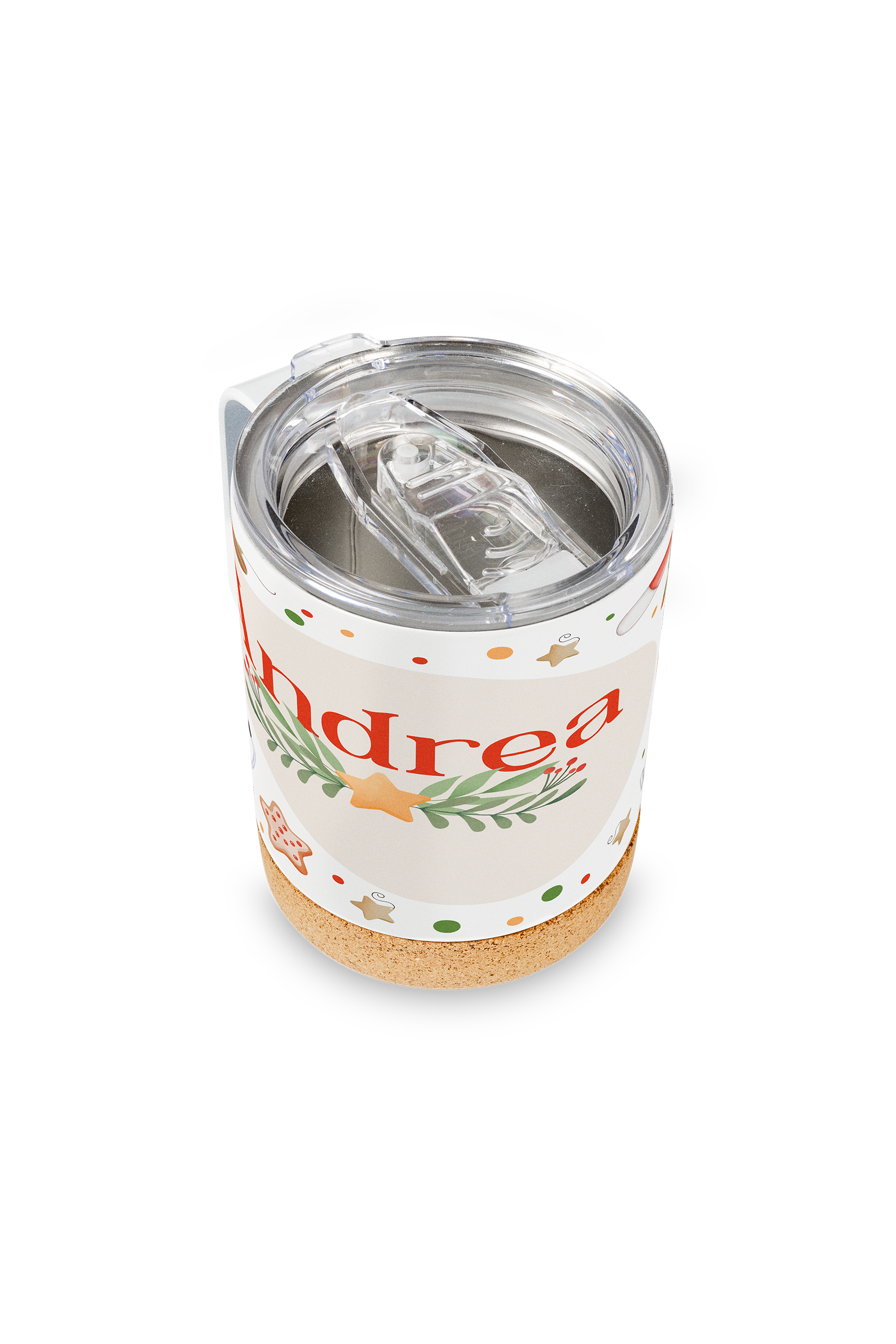 Taza térmica con tapa Navidad-6