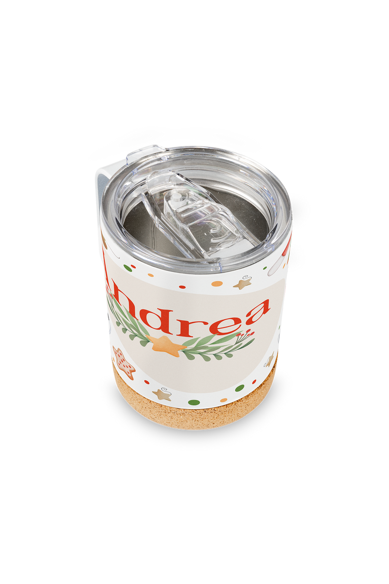Taza térmica con tapa Navidad-zoom-