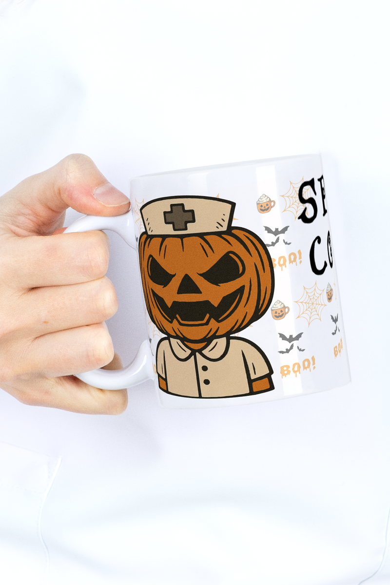 Taza cerámica - @annigh.tingale Halloween-zoom-