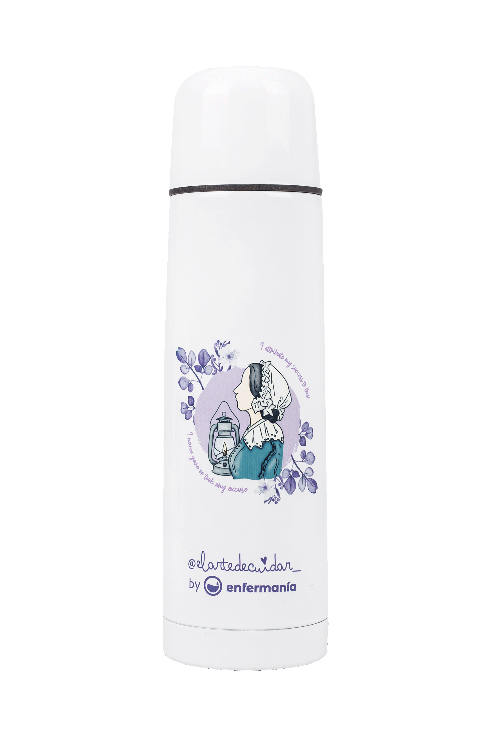 Termo estampado personalizable - Nightingale @elartedecuidar_-3