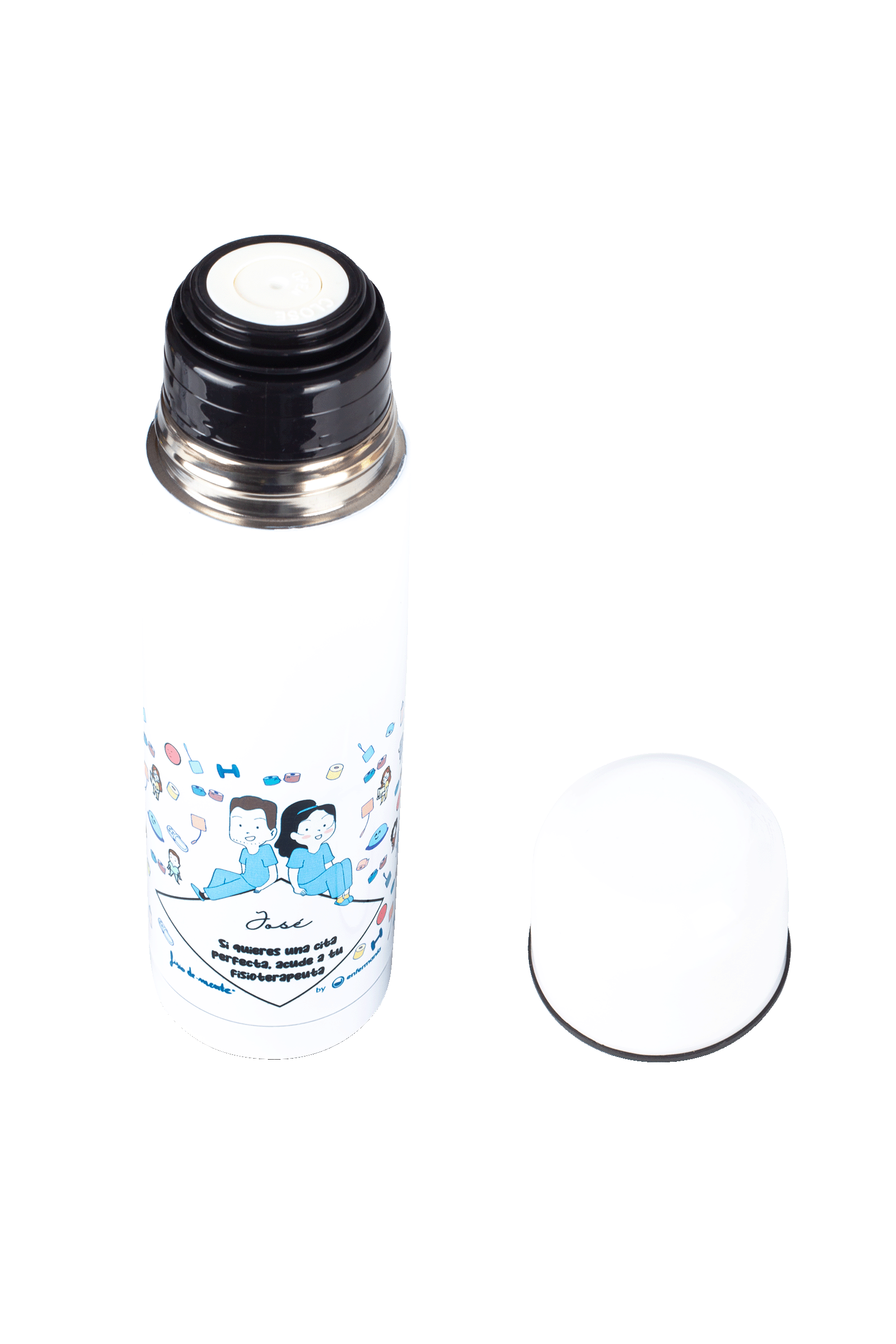 Termo estampado acero inoxidable - Acude a tu fisio-5