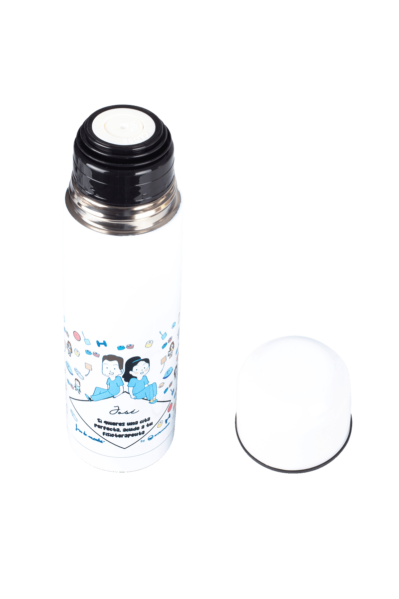 Termo estampado acero inoxidable - Acude a tu fisio-zoom-