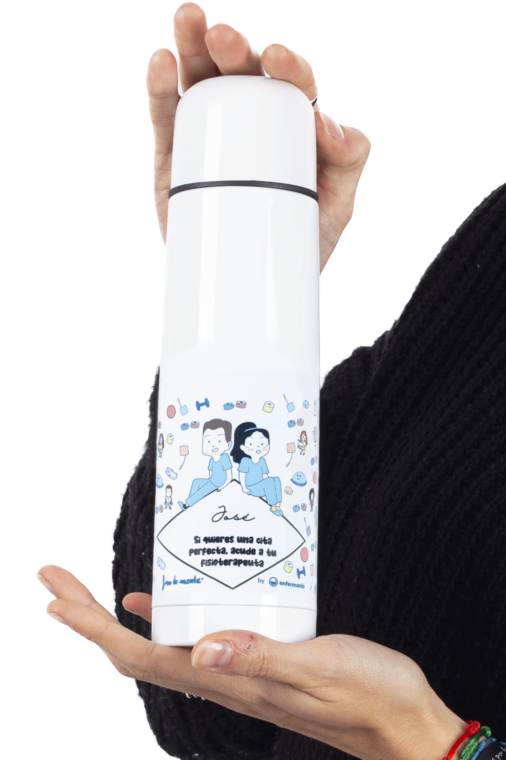 Termo estampado acero inoxidable - Acude a tu fisio-2