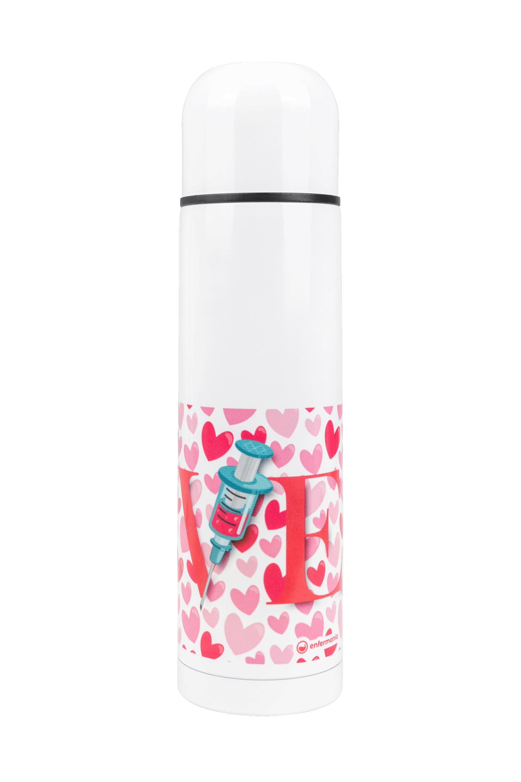 Termo estampado - Corazones