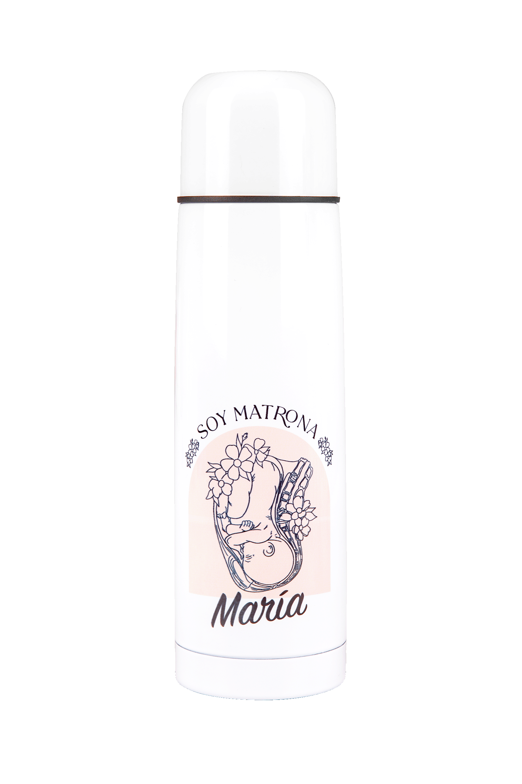 Termo estampado personalizable - Soy Matrona @elartedecuidar-1