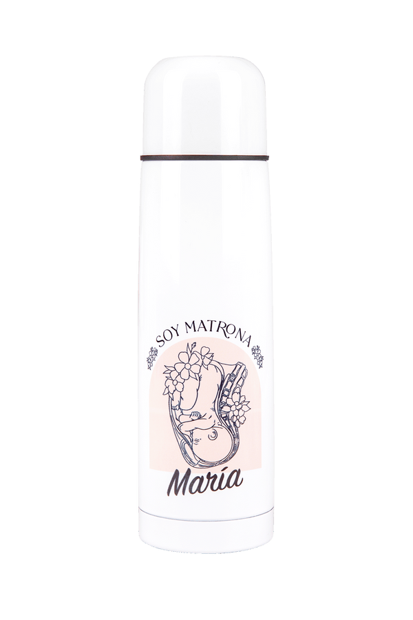 Termo estampado personalizable - Soy Matrona @elartedecuidar