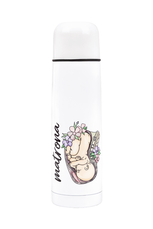 Termo estampado personalizable - Matrona Vida @elartedecuidar
