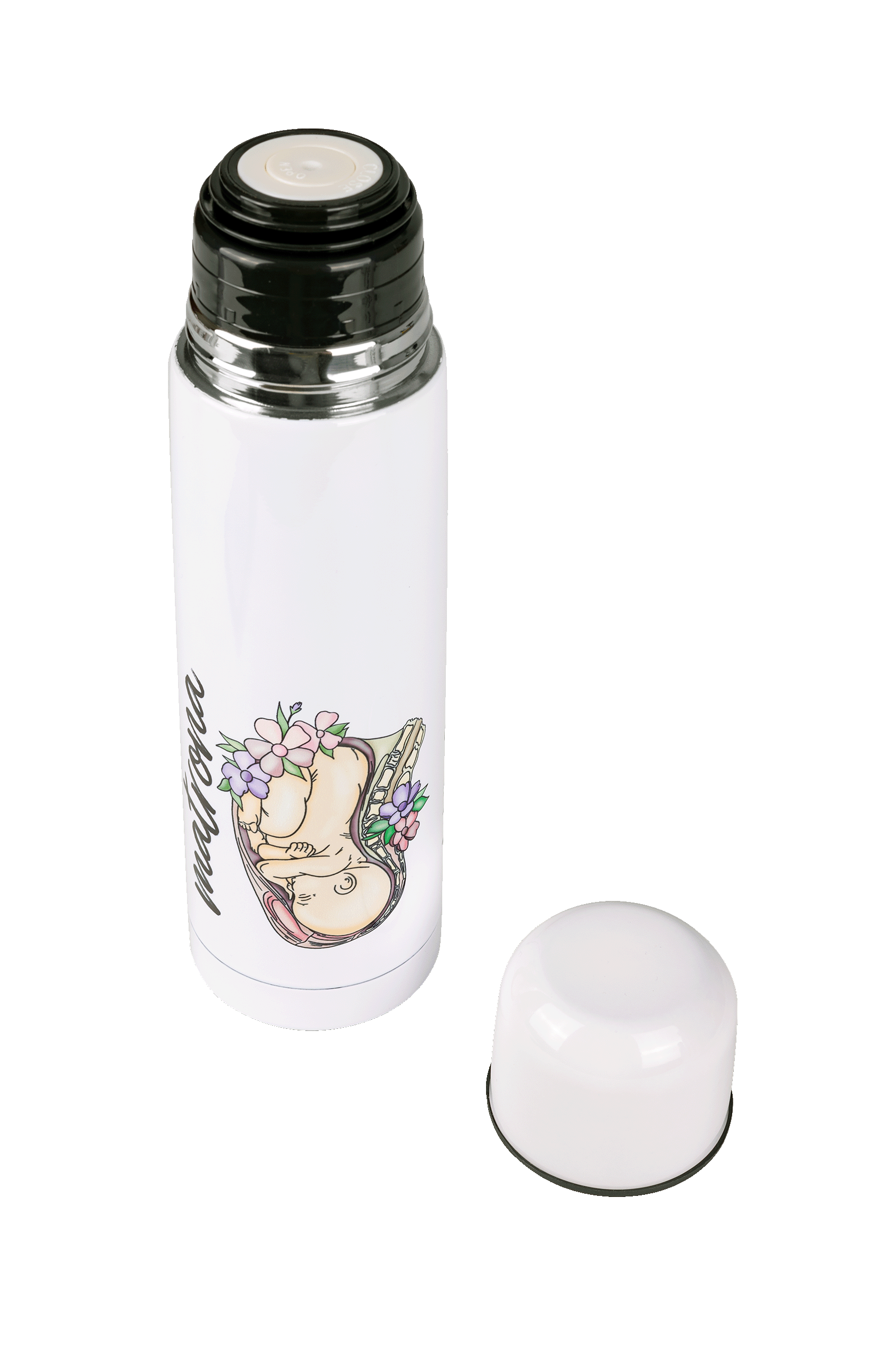 Termo estampado personalizable - Matrona Vida @elartedecuidar-5
