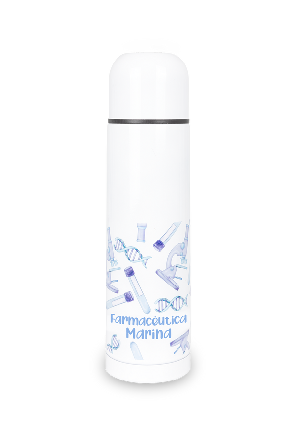 Termo estampado - Laboratorio Farmacia