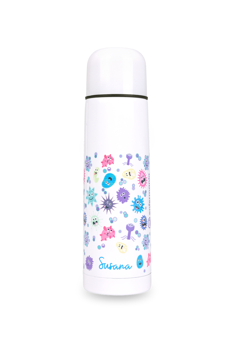 Termo estampado acero inoxidable - Virus-zoom-