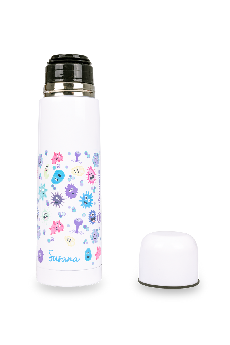 Termo estampado acero inoxidable - Virus-zoom-