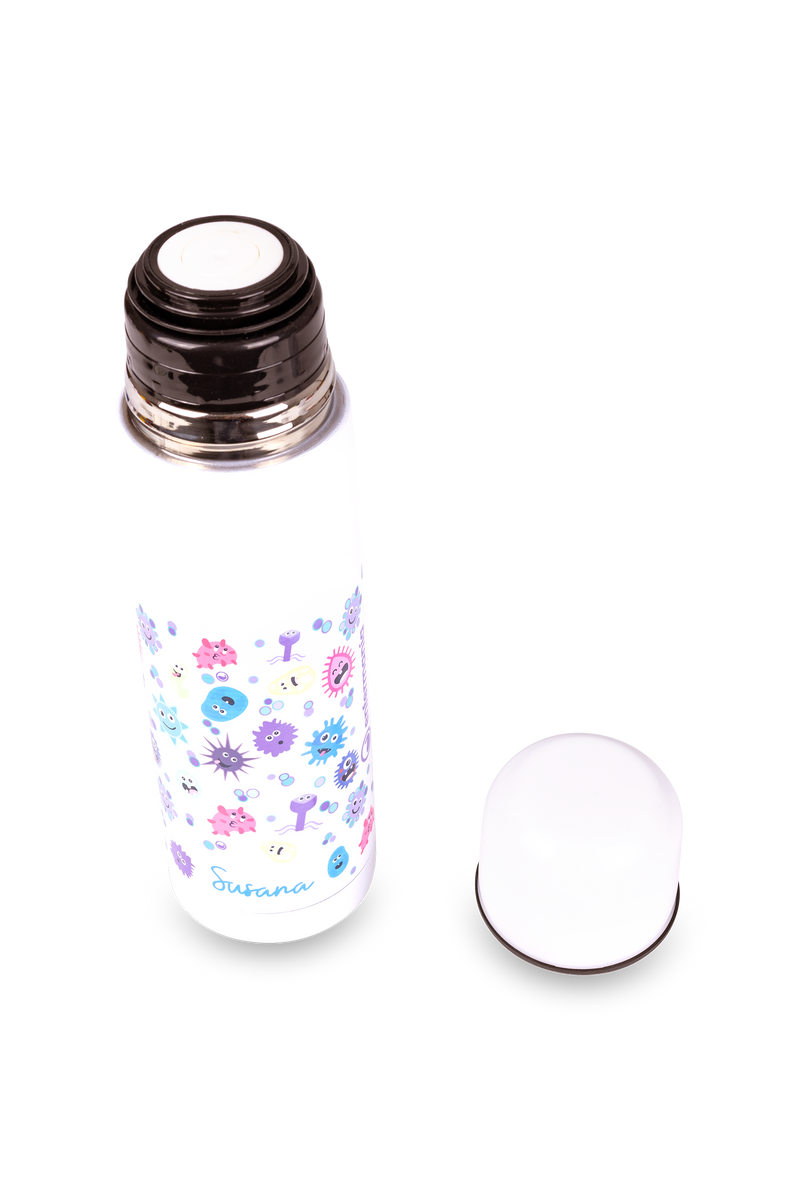 Termo estampado acero inoxidable - Virus-zoom-