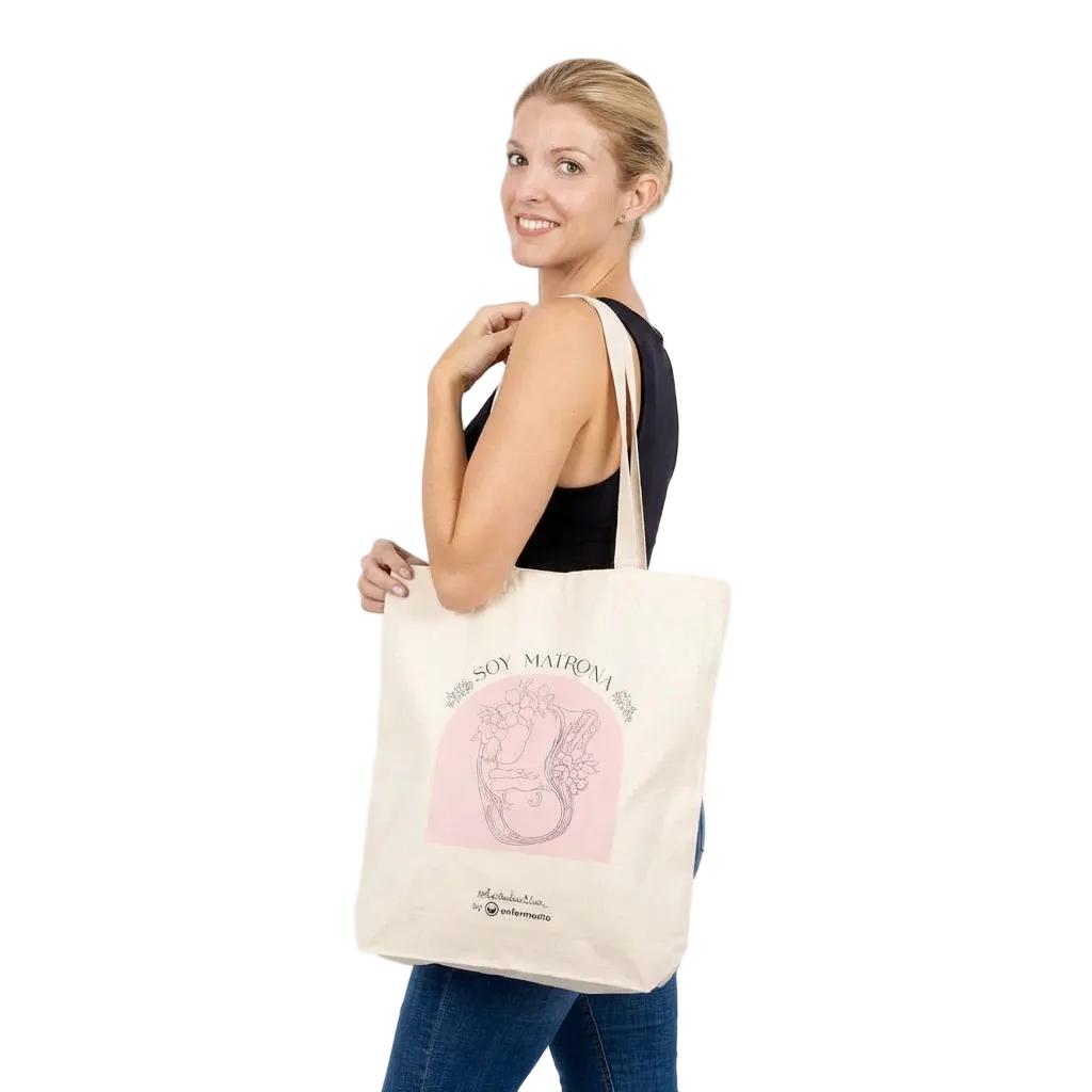 Tote Bag Soy Matrona – Bolsa Profesional de Algodón Orgánico @elartedecuidar-2