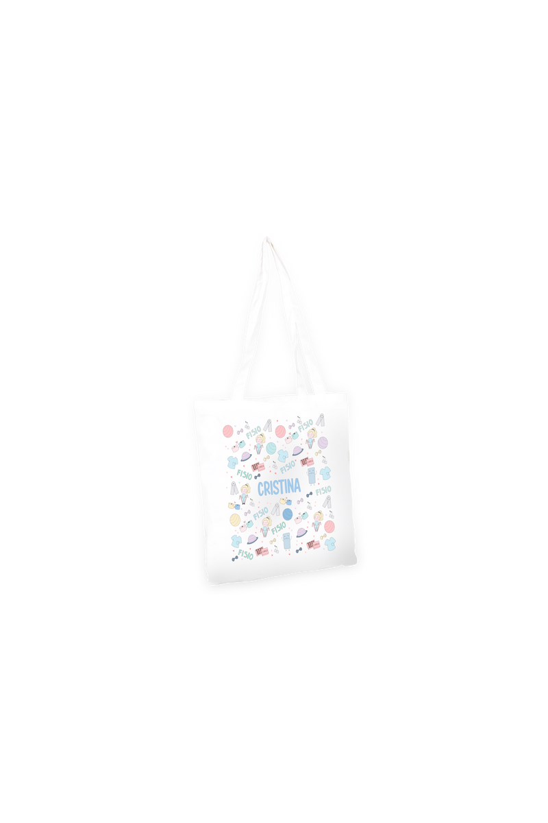 Bolsa Tote Blanco Personalizable – Fisio Pastel-zoom-