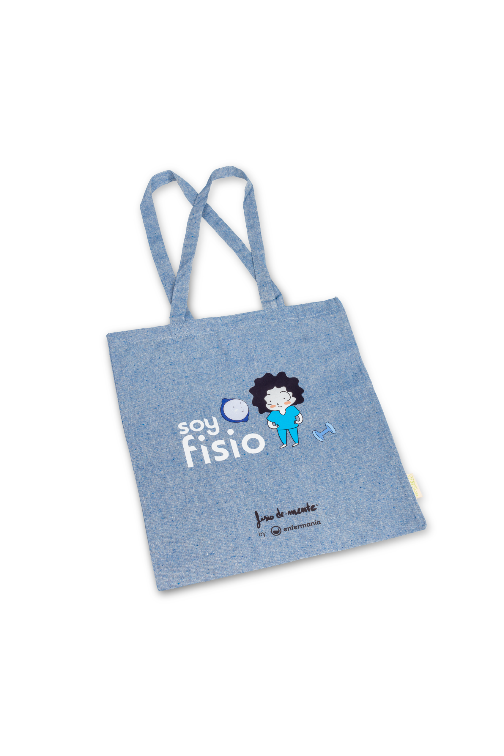 Tote Bag Azul para Fisioterapeutas – Colab fisiode_mente