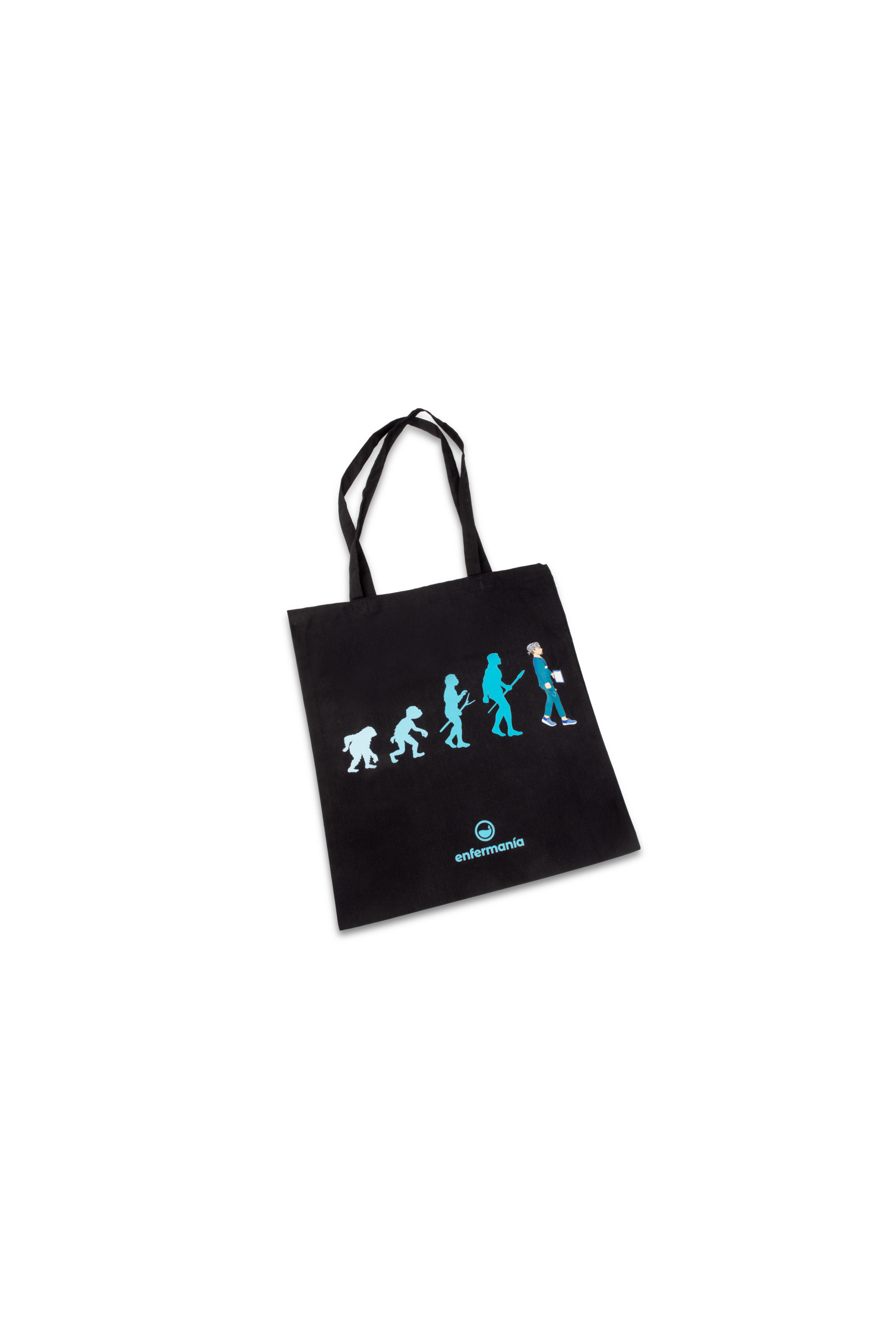 Bolsa Tote negra - estampada-6