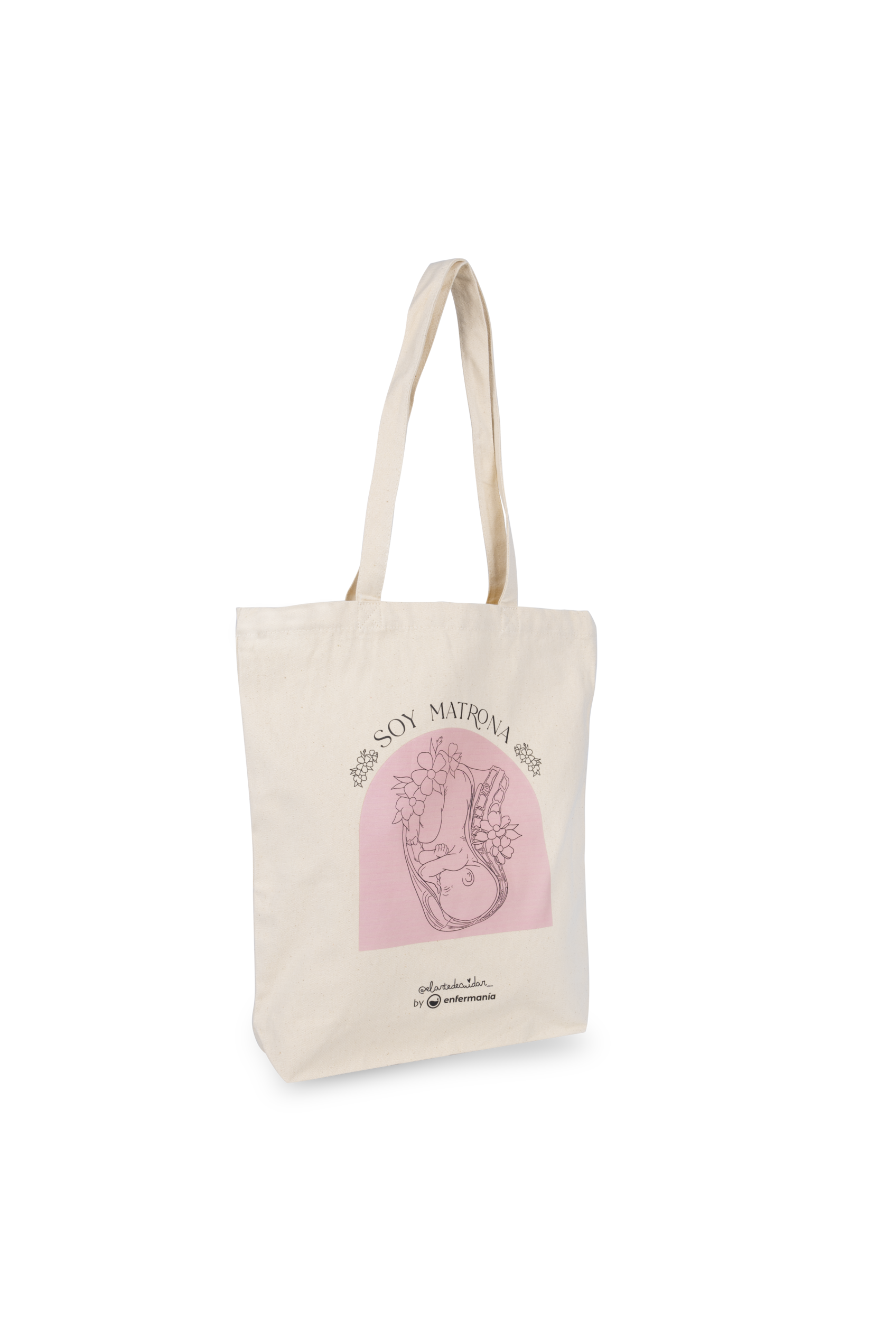 Tote Bag Soy Matrona – Bolsa Profesional de Algodón Orgánico @elartedecuidar-zoom-1