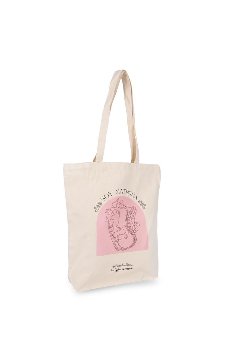 Tote Bag Soy Matrona – Bolsa Profesional de Algodón Orgánico @elartedecuidar-zoom-