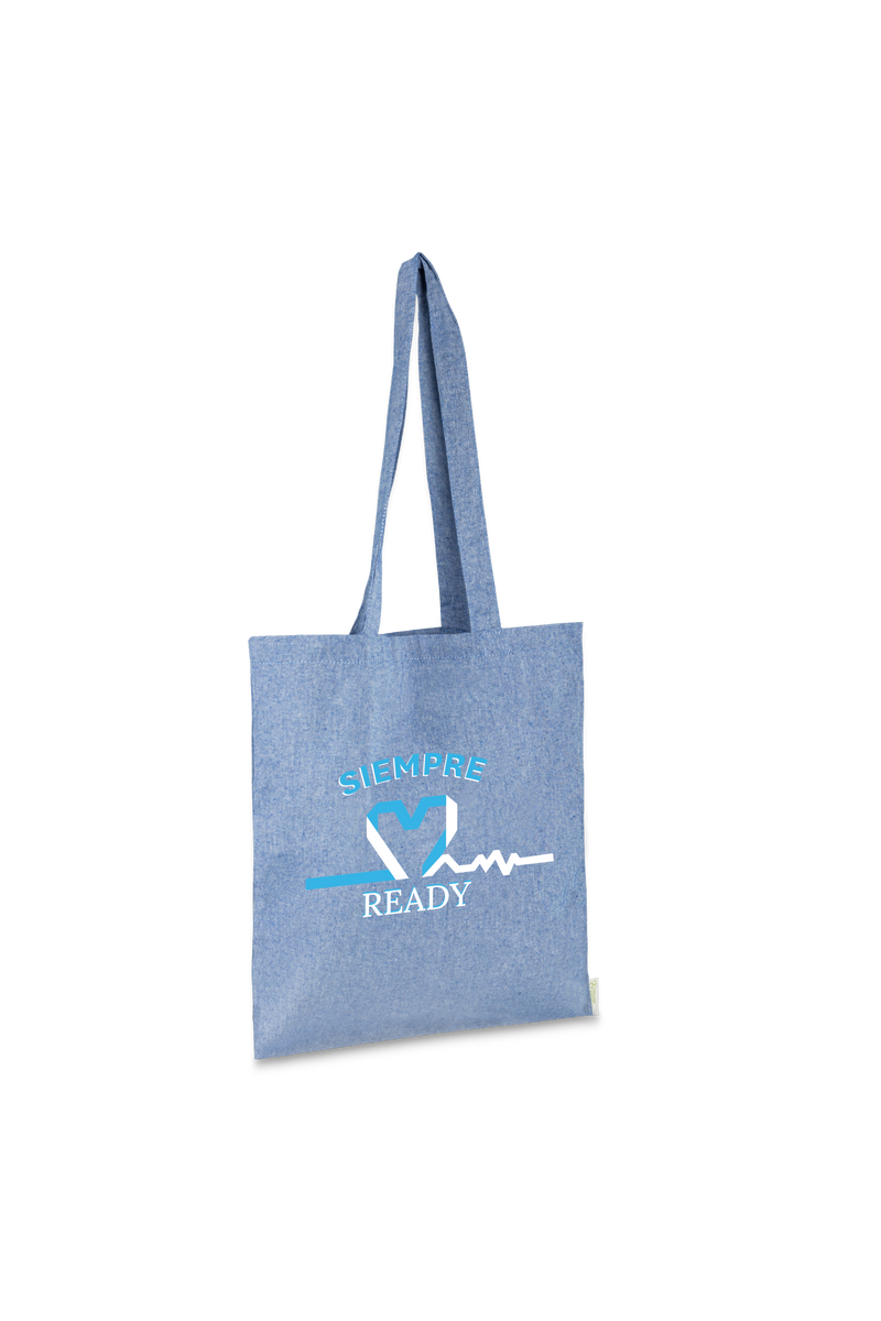 Tote Bag azul bitono – Edición Salusplay-zoom-