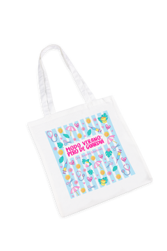 Bolsa tote blanca personalizable Colección Verano Enfermanía