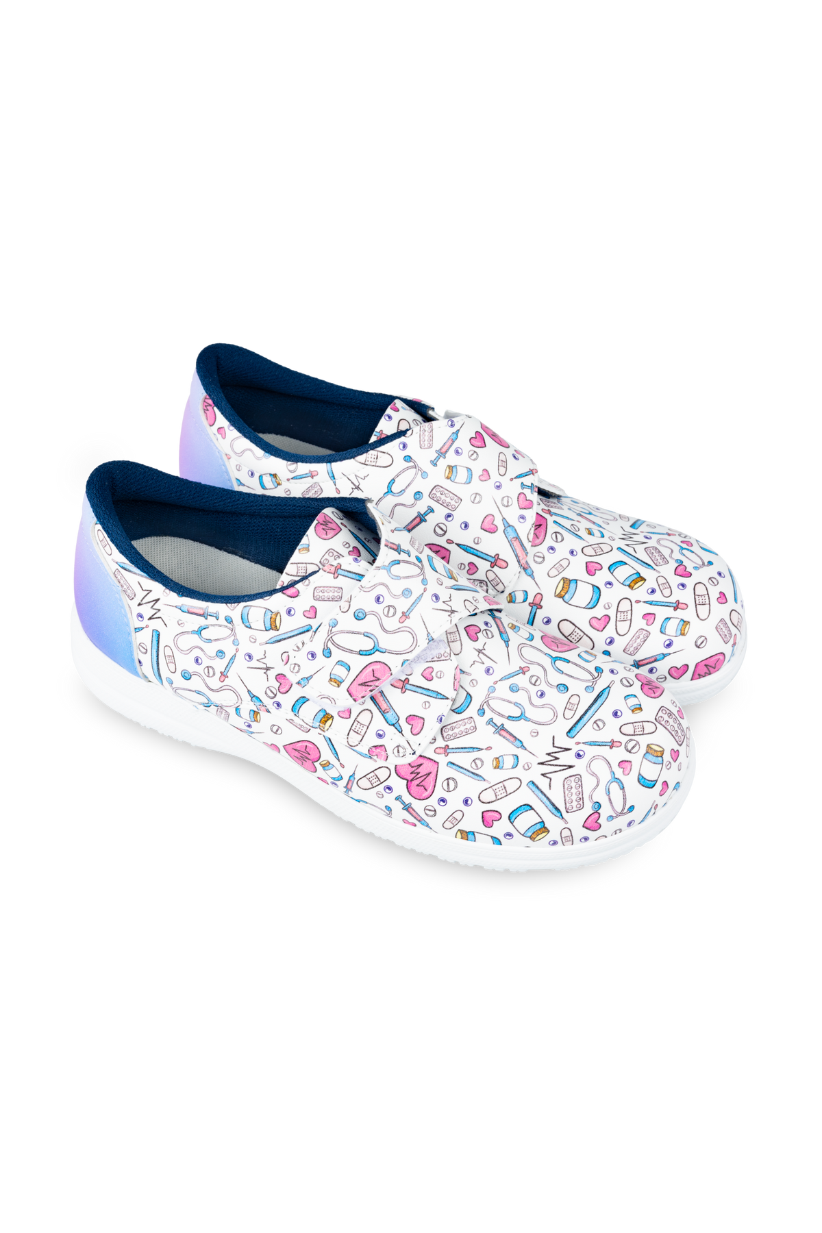Zapato piel vegana velcro - Colorful Collection