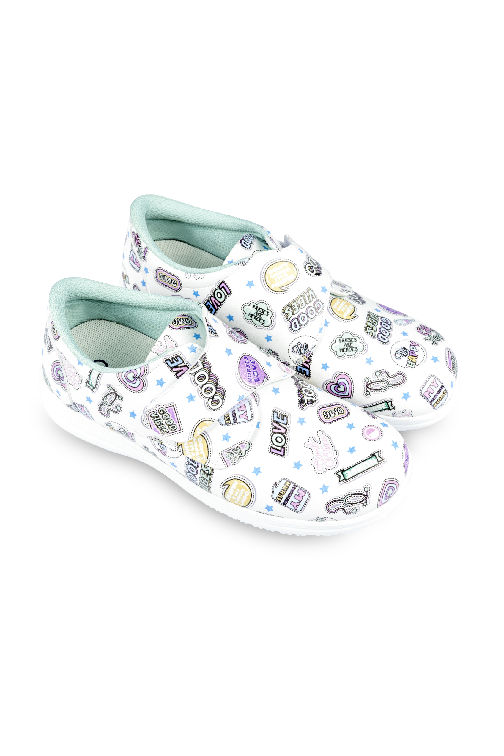 Zapato Piel Vegana Velcro – Stickers Collection