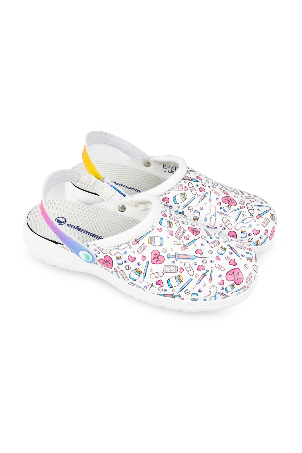 Zueco sanitario piel vegana - Colorful