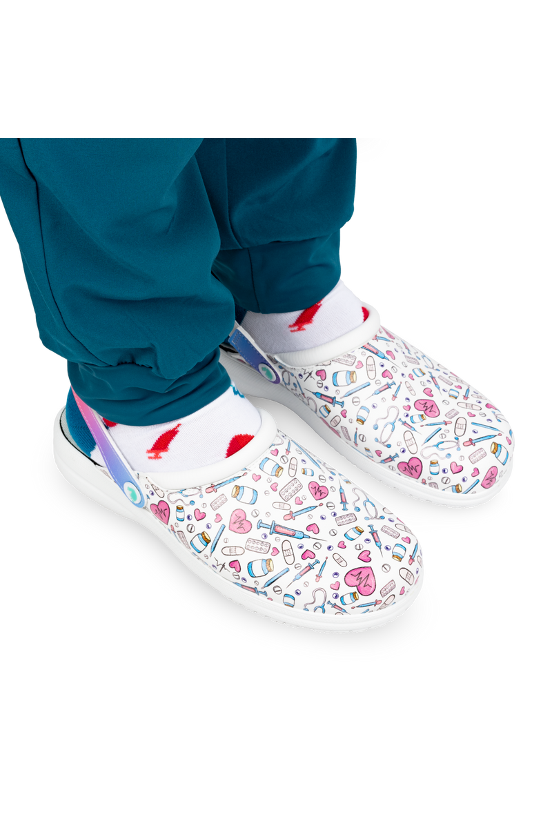 Zueco sanitario piel vegana - Colorful-zoom-