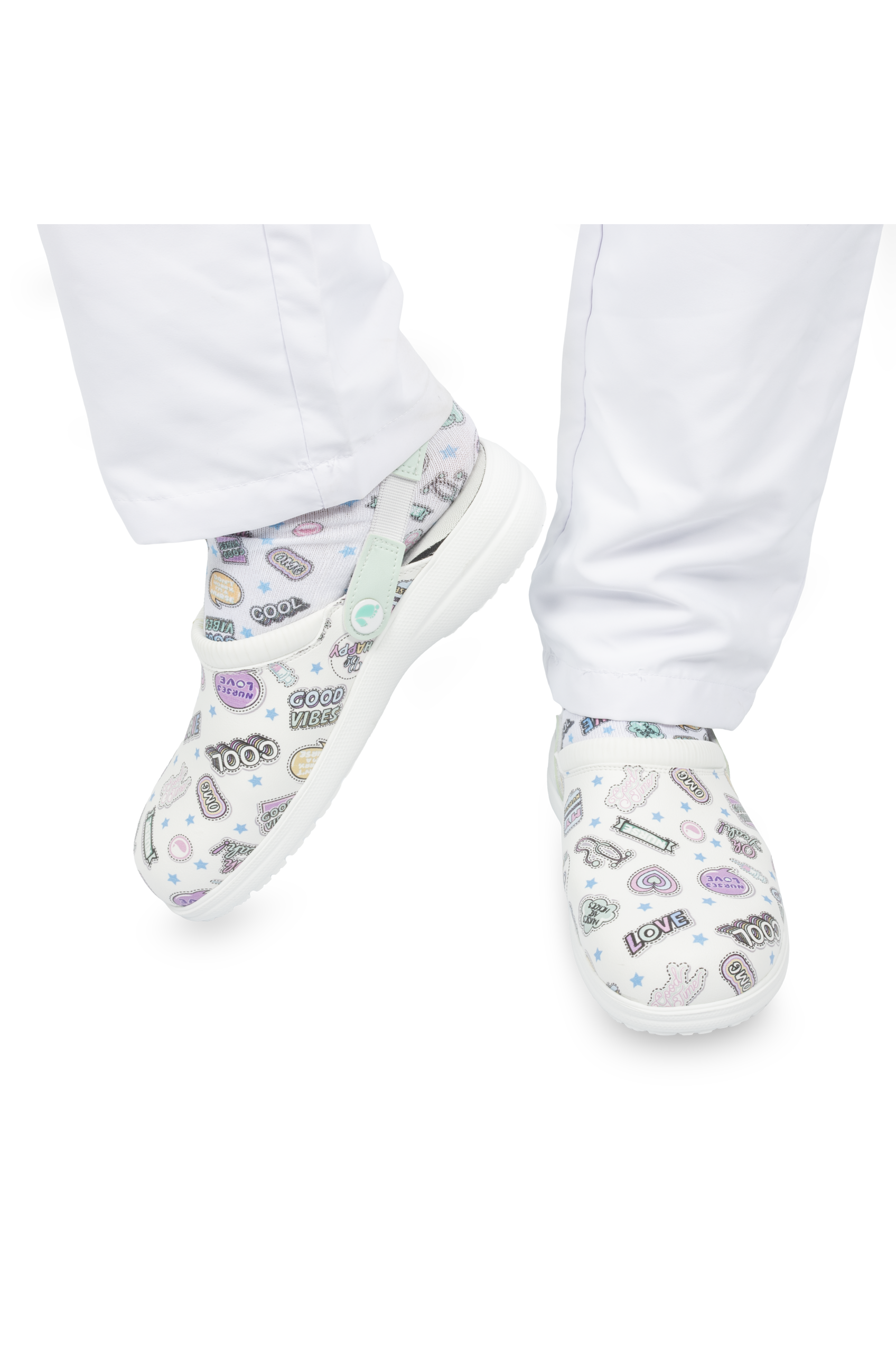 Zueco Sanitario Piel Vegana - Stickers Collection-zoom-3