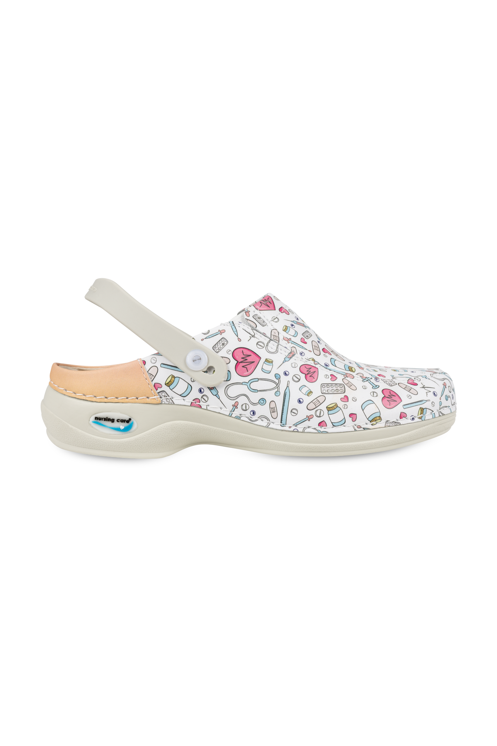 Zueco sanitario estampado Piel - Colorful
