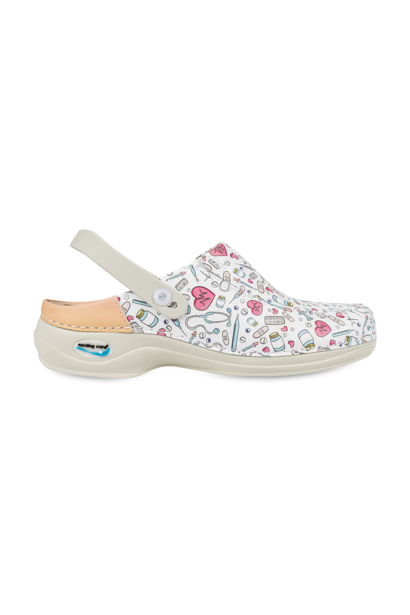 Zueco sanitario estampado Piel - Colorful-zoom-