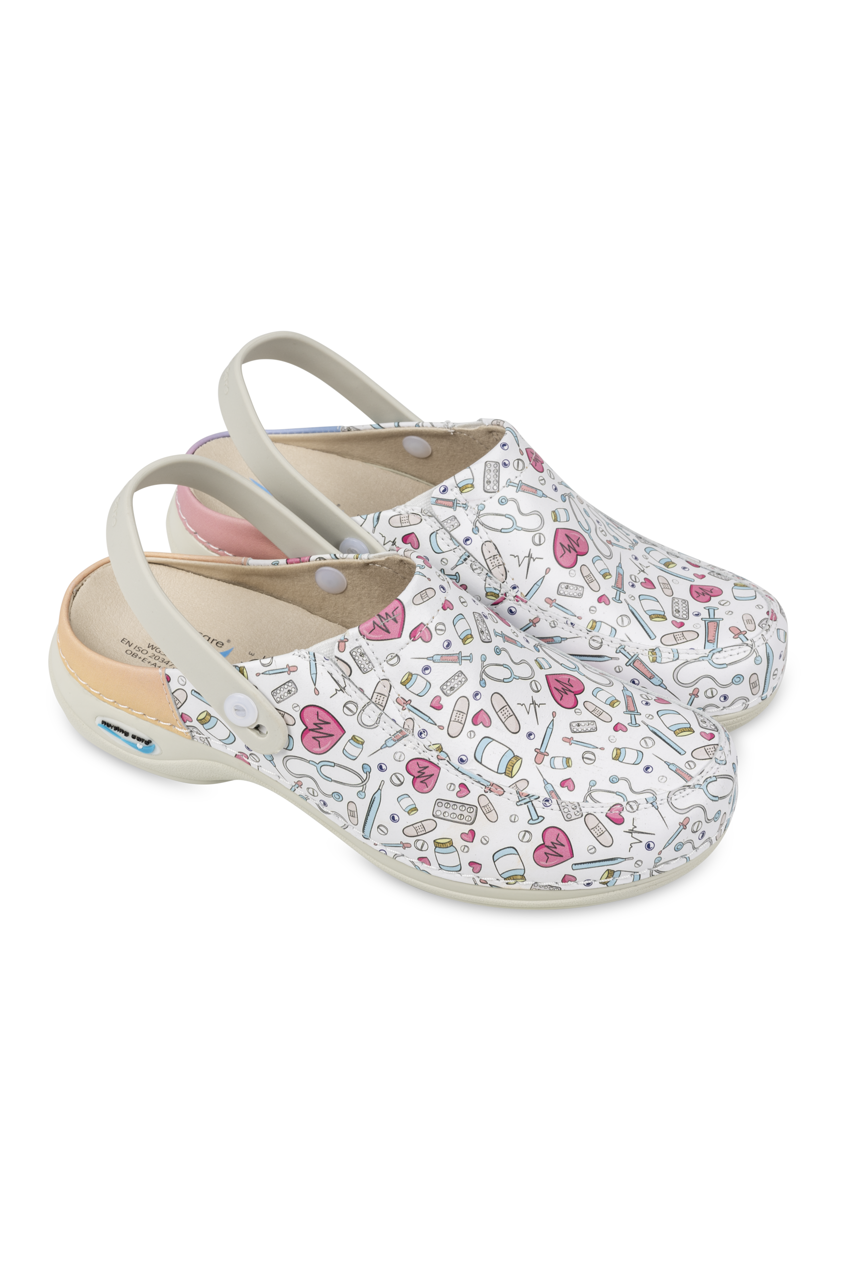 Zueco sanitario estampado Piel - Colorful-zoom-1