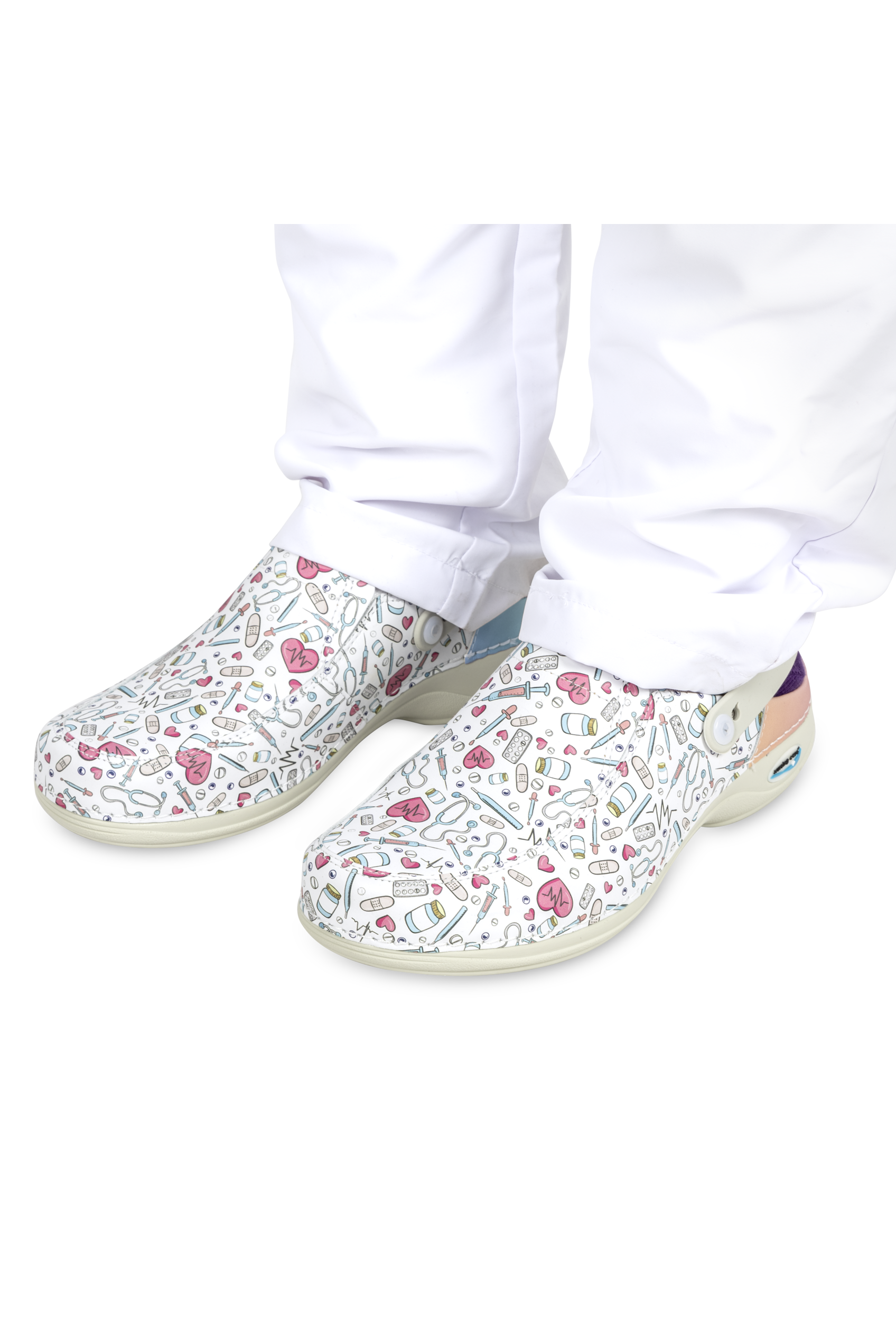 Zueco sanitario estampado Piel - Colorful-zoom-3