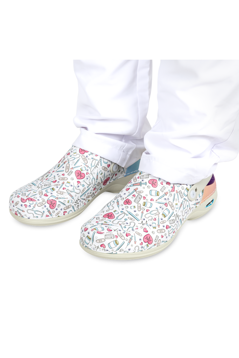 Zueco sanitario estampado Piel - Colorful-zoom-