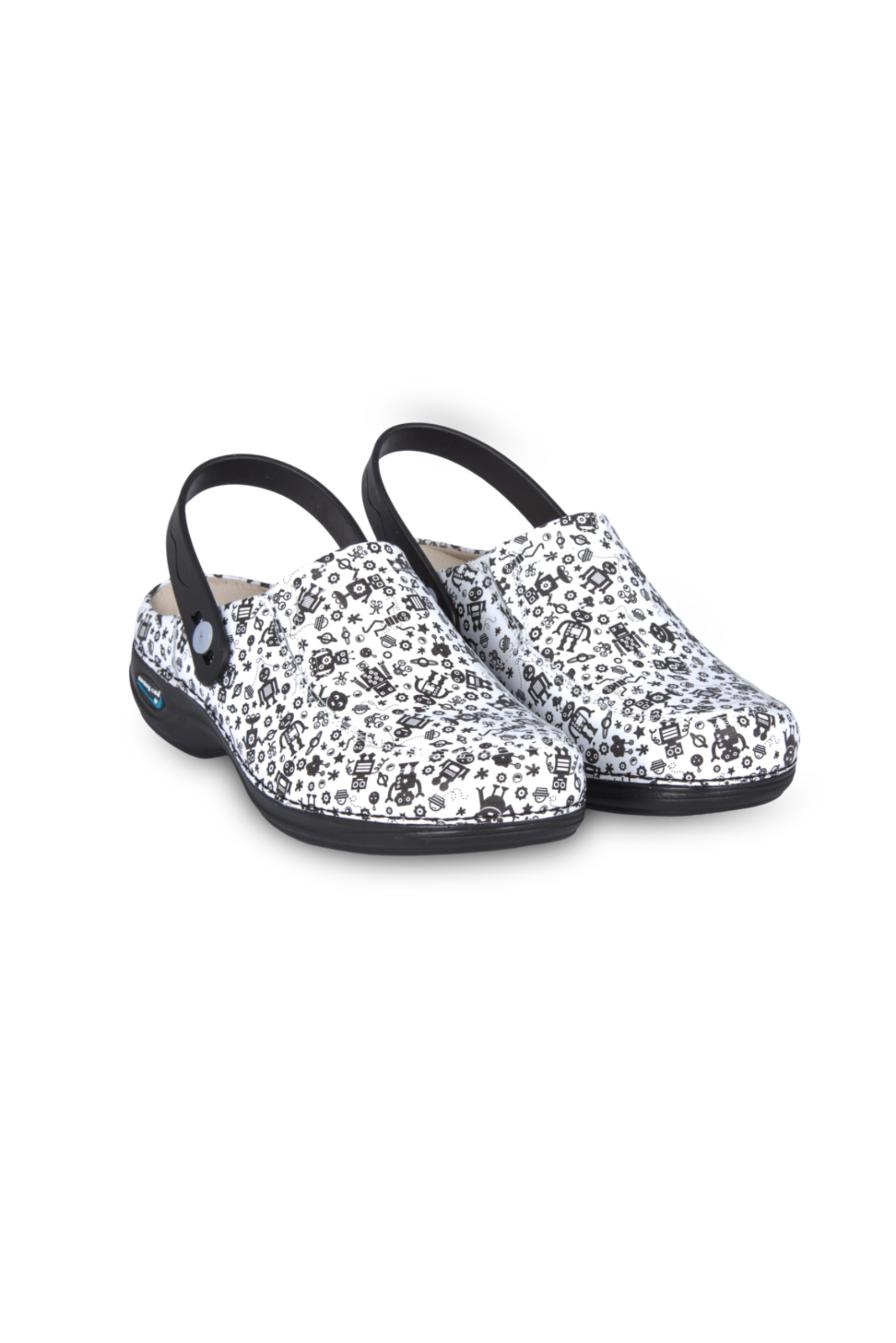 Zueco Piel estampado Lavable - Robots