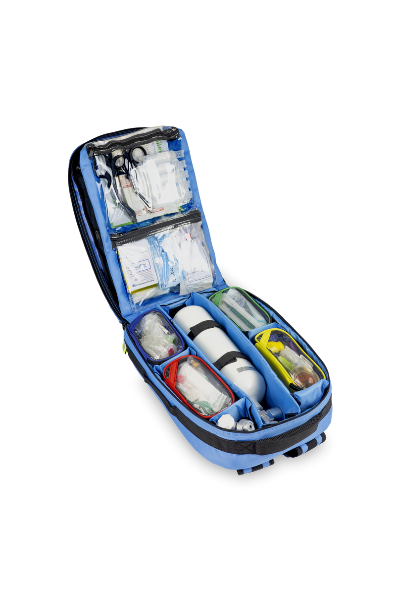 Mochila de emergencias bandas reflectantes - Azul-zoom-